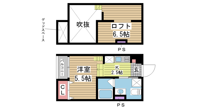 ポートレジデンス海運町 102|神戸市長田区海運町(JR山陽本線鷹取駅)のアパート間取 ポートレジデンス海運町 102|神戸市長田区海運町(JR山陽本線鷹取駅)のアパート間取