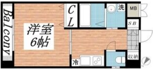 KHKコート板宿 607|神戸市須磨区大黒町(神戸市営地下鉄線板宿駅)のマンション間取 KHKコート板宿 607|神戸市須磨区大黒町(神戸市営地下鉄線板宿駅)のマンション間取