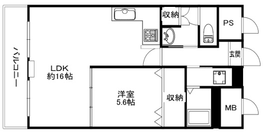 ルミナス甲南 602|神戸市東灘区本山中町(JR東海道本線(近畿)甲南山手駅)のマンション間取 ルミナス甲南 602|神戸市東灘区本山中町(JR東海道本線(近畿)甲南山手駅)のマンション間取