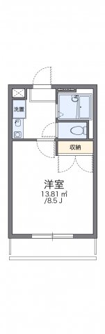 レオパレスIris 304|神戸市西区二ツ屋(神戸市営地下鉄線西神中央駅)のマンション間取 レオパレスIris 304|神戸市西区二ツ屋(神戸市営地下鉄線西神中央駅)のマンション間取