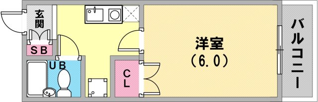 ユートピアナガタ 203|神戸市長田区高東町(神戸電鉄有馬線丸山駅)のマンション間取 ユートピアナガタ 203|神戸市長田区高東町(神戸電鉄有馬線丸山駅)のマンション間取