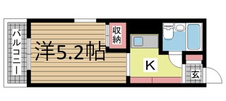 ルーミハイツ 101|神戸市東灘区住吉東町(JR東海道本線(近畿)住吉駅)のマンション間取 ルーミハイツ 101|神戸市東灘区住吉東町(JR東海道本線(近畿)住吉駅)のマンション間取