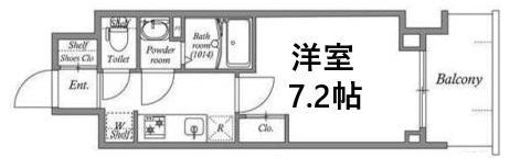 GENOVIA神戸湊川公園 407|神戸市兵庫区福原町(神戸市営地下鉄線湊川公園駅)のマンション間取 GENOVIA神戸湊川公園 407|神戸市兵庫区福原町(神戸市営地下鉄線湊川公園駅)のマンション間取