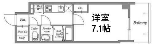 GENOVIA神戸湊川公園 403|神戸市兵庫区福原町(神戸市営地下鉄線湊川公園駅)のマンション間取 GENOVIA神戸湊川公園 403|神戸市兵庫区福原町(神戸市営地下鉄線湊川公園駅)のマンション間取