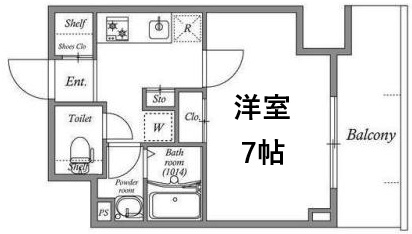 GENOVIA神戸湊川公園 1002|神戸市兵庫区福原町(神戸市営地下鉄線湊川公園駅)のマンション間取 GENOVIA神戸湊川公園 1002|神戸市兵庫区福原町(神戸市営地下鉄線湊川公園駅)のマンション間取