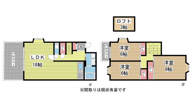 御影山手タウンハウス 101|神戸市東灘区御影山手(阪急神戸線御影駅)のタウンハウス間取 御影山手タウンハウス 101|神戸市東灘区御影山手(阪急神戸線御影駅)のタウンハウス間取