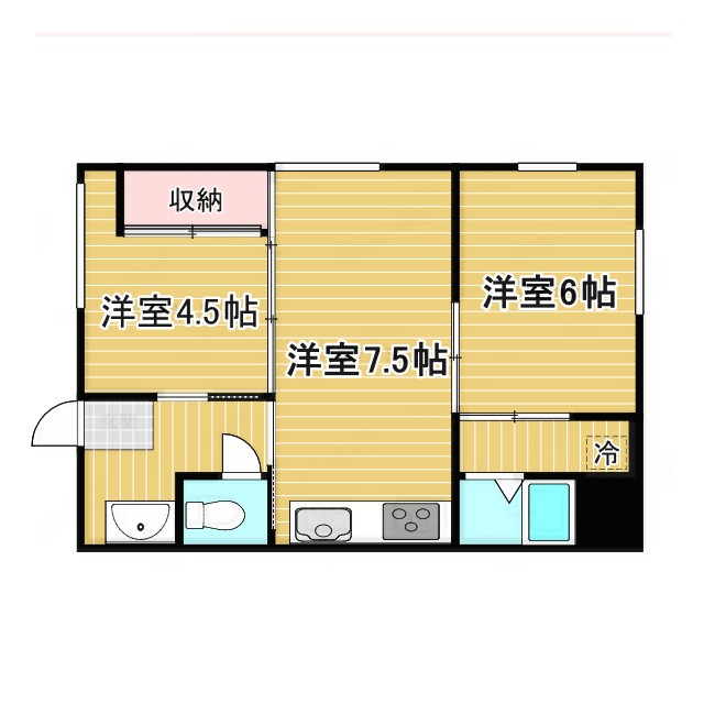 スリール灘南 101|神戸市灘区新在家南町(阪神本線大石駅)のマンション間取 スリール灘南 101|神戸市灘区新在家南町(阪神本線大石駅)のマンション間取