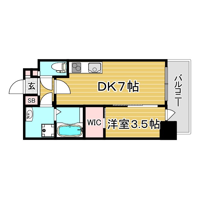 SDグランツ三宮イーストフロント 702|神戸市中央区琴ノ緒町(JR東海道本線(近畿)三ノ宮駅)のマンション間取 SDグランツ三宮イーストフロント 702|神戸市中央区琴ノ緒町(JR東海道本線(近畿)三ノ宮駅)のマンション間取