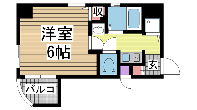 エステムコート神戸県庁前Ⅱ 804|神戸市中央区下山手通(JR東海道本線(近畿)元町駅)のマンション間取 エステムコート神戸県庁前Ⅱ 804|神戸市中央区下山手通(JR東海道本線(近畿)元町駅)のマンション間取