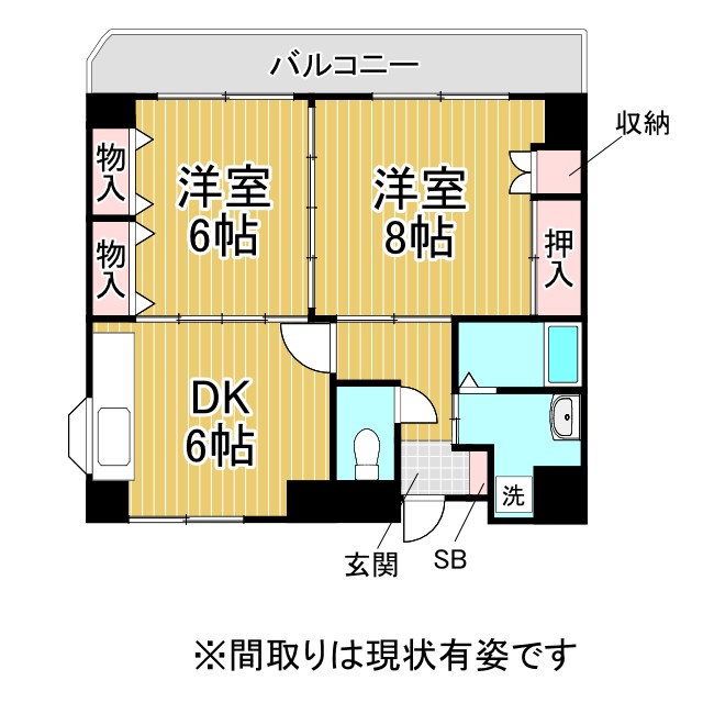 エフアール板宿 201|神戸市長田区庄山町(山陽電鉄線板宿駅)のマンション間取 エフアール板宿 201|神戸市長田区庄山町(山陽電鉄線板宿駅)のマンション間取