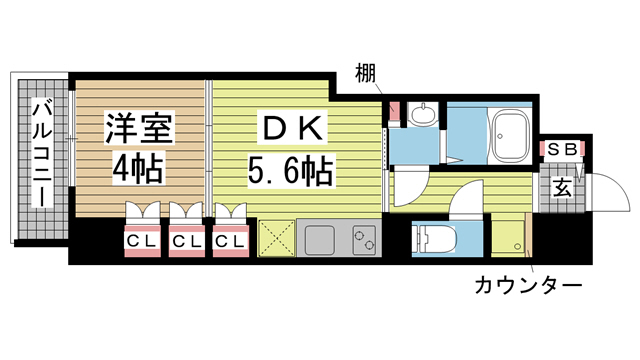 神戸元町Noah 503|神戸市中央区下山手通(JR東海道本線(近畿)元町駅)のマンション間取 神戸元町Noah 503|神戸市中央区下山手通(JR東海道本線(近畿)元町駅)のマンション間取