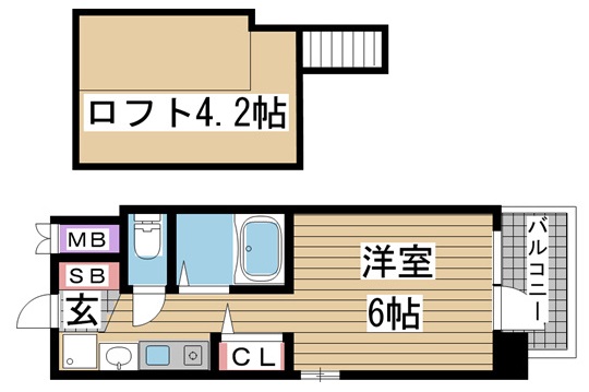 エステムコート三宮駅前ラ・ドゥー 409|神戸市中央区琴ノ緒町(JR東海道本線(近畿)三ノ宮駅)のマンション間取 エステムコート三宮駅前ラ・ドゥー 409|神戸市中央区琴ノ緒町(JR東海道本線(近畿)三ノ宮駅)のマンション間取
