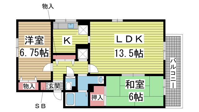 サニーガーデン須磨 201|神戸市須磨区大手町(山陽電鉄線東須磨駅)のアパート間取 サニーガーデン須磨 201|神戸市須磨区大手町(山陽電鉄線東須磨駅)のアパート間取
