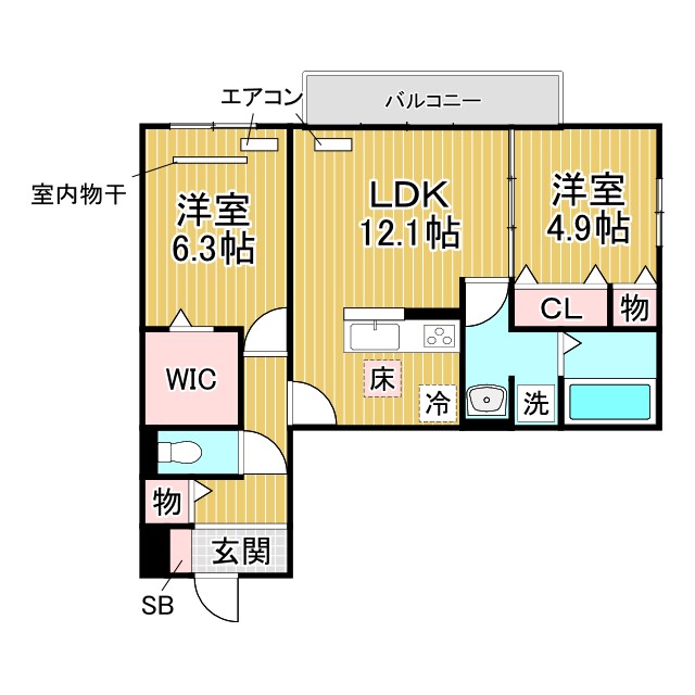 サンパティーク東町 202|神戸市須磨区東町(JR山陽本線須磨海浜公園駅)のアパート間取 サンパティーク東町 202|神戸市須磨区東町(JR山陽本線須磨海浜公園駅)のアパート間取