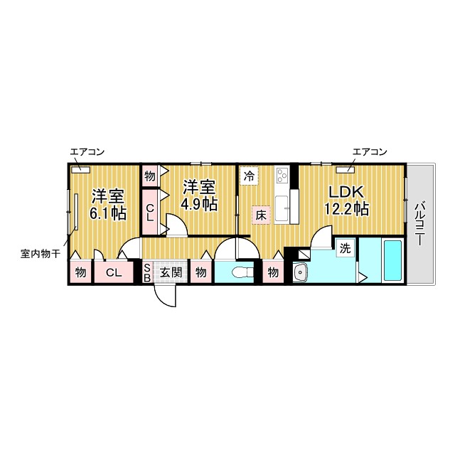 サンパティーク東町 201|神戸市須磨区東町(山陽電鉄線東須磨駅)のアパート間取 サンパティーク東町 201|神戸市須磨区東町(山陽電鉄線東須磨駅)のアパート間取