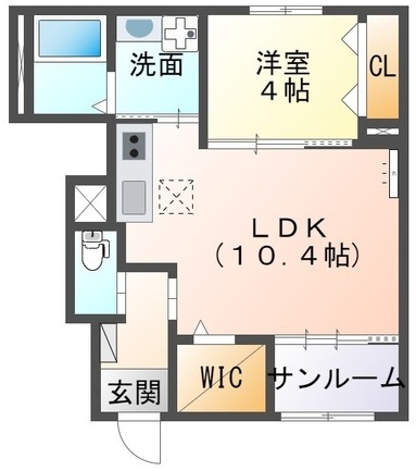 アルバ西岡本 102|神戸市東灘区西岡本(阪急神戸線岡本駅)のアパート間取 アルバ西岡本 102|神戸市東灘区西岡本(阪急神戸線岡本駅)のアパート間取
