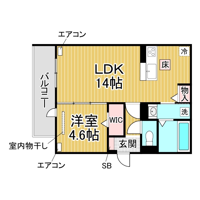 LaMaison大池町 101|神戸市須磨区大池町(JR山陽本線鷹取駅)のアパート間取 LaMaison大池町 101|神戸市須磨区大池町(JR山陽本線鷹取駅)のアパート間取