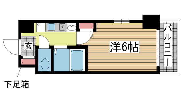 エステムコート神戸ハーバーランド前 304|神戸市中央区古湊通(JR東海道本線(近畿)神戸駅)のマンション間取 エステムコート神戸ハーバーランド前 304|神戸市中央区古湊通(JR東海道本線(近畿)神戸駅)のマンション間取