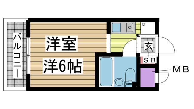 ライオンズマンション三宮 310|神戸市中央区御幸通(JR東海道本線(近畿)三ノ宮駅)のマンション間取 ライオンズマンション三宮 310|神戸市中央区御幸通(JR東海道本線(近畿)三ノ宮駅)のマンション間取