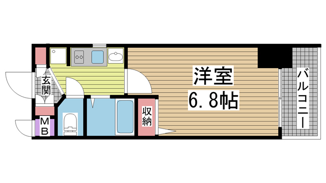 エステムコート神戸ハーバーランド前Ⅳベイライト 1103|神戸市兵庫区湊町(JR東海道本線(近畿)神戸駅)のマンション間取 エステムコート神戸ハーバーランド前Ⅳベイライト 1103|神戸市兵庫区湊町(JR東海道本線(近畿)神戸駅)のマンション間取