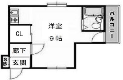 メゾン・ドゥ・ロイ 504|神戸市中央区日暮通(JR東海道本線(近畿)三ノ宮駅)のマンション間取 メゾン・ドゥ・ロイ 504|神戸市中央区日暮通(JR東海道本線(近畿)三ノ宮駅)のマンション間取