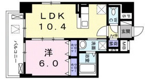 クラシェス深江 202|神戸市東灘区深江本町(阪神本線深江駅)のマンション間取 クラシェス深江 202|神戸市東灘区深江本町(阪神本線深江駅)のマンション間取