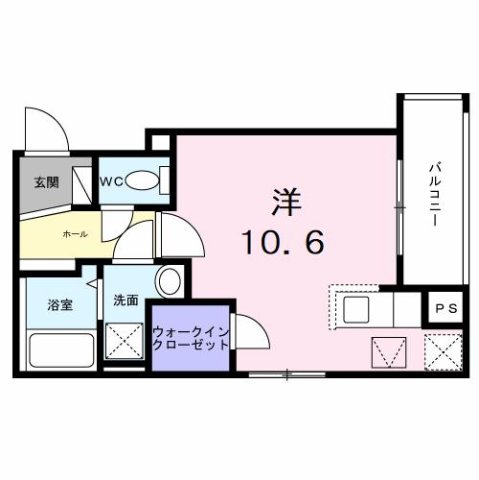 ヒカルサ神戸王塚台Ⅰ 102|神戸市西区王塚台(JR山陽本線西明石駅)のアパート間取 ヒカルサ神戸王塚台Ⅰ 102|神戸市西区王塚台(JR山陽本線西明石駅)のアパート間取