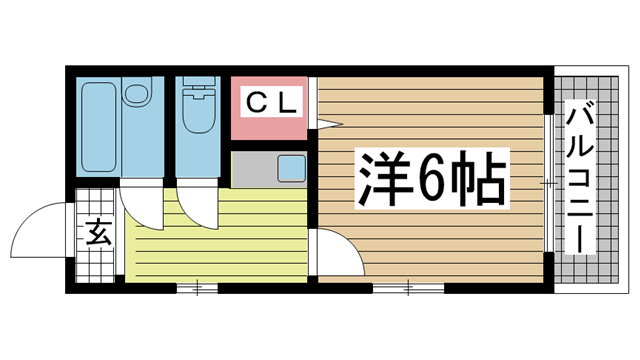 神ノ木ハイム 102|神戸市灘区神ノ木通(JR東海道本線(近畿)六甲道駅)のアパート間取 神ノ木ハイム 102|神戸市灘区神ノ木通(JR東海道本線(近畿)六甲道駅)のアパート間取