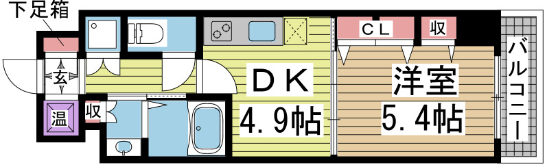 レジディア神戸磯上 906|神戸市中央区磯上通(JR東海道本線(近畿)三ノ宮駅)のマンション間取 レジディア神戸磯上 906|神戸市中央区磯上通(JR東海道本線(近畿)三ノ宮駅)のマンション間取