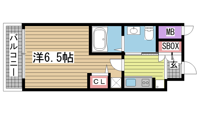 エステムプラザ神戸三宮ルクシア 506|神戸市中央区御幸通(JR東海道本線(近畿)三ノ宮駅)のマンション間取 エステムプラザ神戸三宮ルクシア 506|神戸市中央区御幸通(JR東海道本線(近畿)三ノ宮駅)のマンション間取