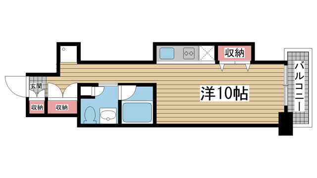 レジディア神戸磯上 911|神戸市中央区磯上通(JR東海道本線(近畿)三ノ宮駅)のマンション間取 レジディア神戸磯上 911|神戸市中央区磯上通(JR東海道本線(近畿)三ノ宮駅)のマンション間取