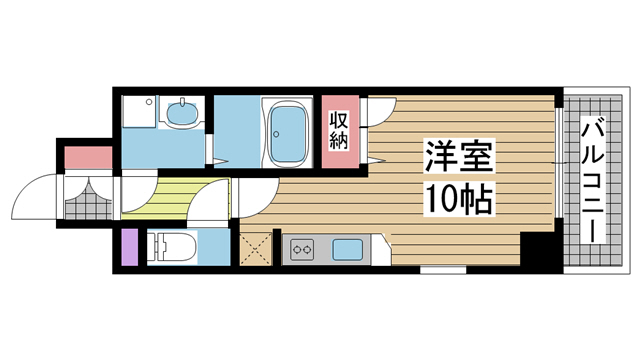 エスリード神戸海岸通 1501|神戸市中央区海岸通(JR東海道本線(近畿)元町駅)のマンション間取 エスリード神戸海岸通 1501|神戸市中央区海岸通(JR東海道本線(近畿)元町駅)のマンション間取