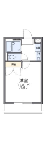 レオパレス天神 103|明石市大久保町西島(山陽電鉄線西江井ヶ島駅)のマンション間取 レオパレス天神 103|明石市大久保町西島(山陽電鉄線西江井ヶ島駅)のマンション間取