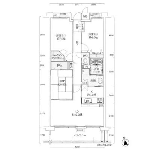 甲子園三番町ハイツ 408|西宮市甲子園三番町(阪神本線甲子園駅)のマンション間取 甲子園三番町ハイツ 408|西宮市甲子園三番町(阪神本線甲子園駅)のマンション間取