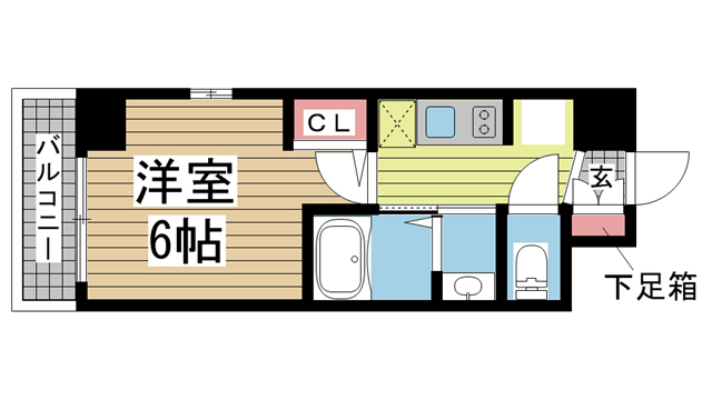 エステムコート神戸湊町 1101|神戸市兵庫区湊町(JR東海道本線(近畿)神戸駅)のマンション間取 エステムコート神戸湊町 1101|神戸市兵庫区湊町(JR東海道本線(近畿)神戸駅)のマンション間取