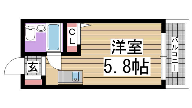メゾン・ド・御影パートⅠ 303|神戸市東灘区御影本町(阪神本線御影駅)のマンション間取 メゾン・ド・御影パートⅠ 303|神戸市東灘区御影本町(阪神本線御影駅)のマンション間取