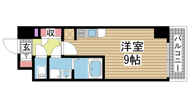 エスリード神戸海岸通 503|神戸市中央区海岸通(JR東海道本線(近畿)元町駅)のマンション間取 エスリード神戸海岸通 503|神戸市中央区海岸通(JR東海道本線(近畿)元町駅)のマンション間取