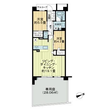 シエリア甲子園一番町 0117|西宮市甲子園一番町(JR東海道本線(近畿)甲子園口駅)のマンション間取 シエリア甲子園一番町 0117|西宮市甲子園一番町(JR東海道本線(近畿)甲子園口駅)のマンション間取