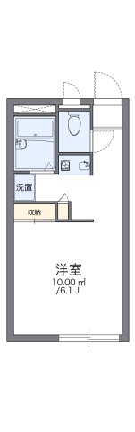 レオパレス1999 201|明石市大久保町大窪(JR山陽本線大久保駅)のアパート間取 レオパレス1999 201|明石市大久保町大窪(JR山陽本線大久保駅)のアパート間取