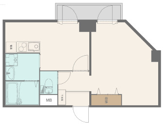 サンビルダープラス磯上ベース 807|神戸市中央区磯上通(JR東海道本線(近畿)三ノ宮駅)のマンション間取 サンビルダープラス磯上ベース 807|神戸市中央区磯上通(JR東海道本線(近畿)三ノ宮駅)のマンション間取
