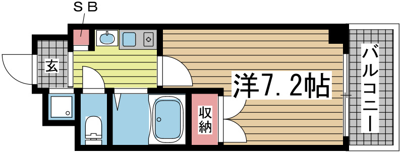 エステムコート三宮山手Ⅱソアーレ 1408|神戸市中央区布引町(JR東海道本線(近畿)三ノ宮駅)のマンション間取 エステムコート三宮山手Ⅱソアーレ 1408|神戸市中央区布引町(JR東海道本線(近畿)三ノ宮駅)のマンション間取