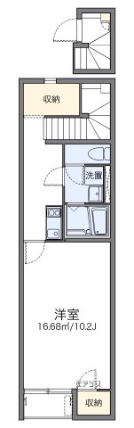 レオネクスト西宮北六番館 203|西宮市山口町上山口(神戸電鉄三田線岡場駅)のアパート間取 レオネクスト西宮北六番館 203|西宮市山口町上山口(神戸電鉄三田線岡場駅)のアパート間取