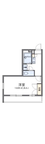 レオパレスえびす 301|西宮市山口町下山口(神戸電鉄三田線田尾寺駅)のマンション間取 レオパレスえびす 301|西宮市山口町下山口(神戸電鉄三田線田尾寺駅)のマンション間取