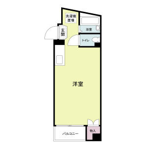 リバティー板宿 0401|神戸市須磨区平田町(山陽電鉄線板宿駅)のマンション間取 リバティー板宿 0401|神戸市須磨区平田町(山陽電鉄線板宿駅)のマンション間取