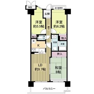 グレ-シィ須磨アルテピアⅢ番街1期棟 0913|神戸市須磨区清水台(神戸市営地下鉄線妙法寺駅)のマンション間取 グレ-シィ須磨アルテピアⅢ番街1期棟 0913|神戸市須磨区清水台(神戸市営地下鉄線妙法寺駅)のマンション間取
