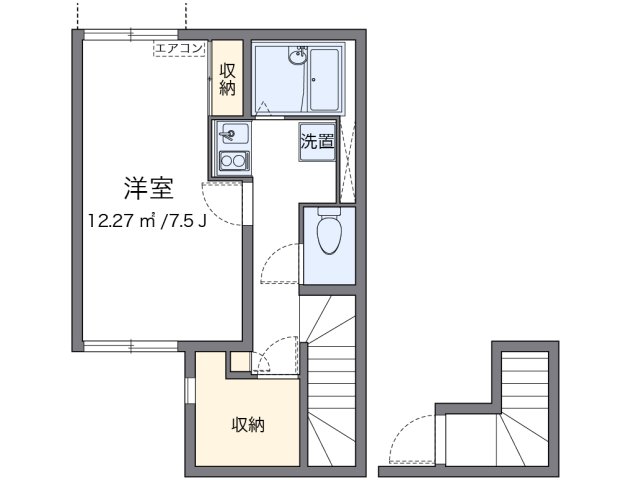 クレイノリッツハウス 中道 204|神戸市兵庫区中道通(神戸市営地下鉄線上沢駅)のアパート間取 クレイノリッツハウス 中道 204|神戸市兵庫区中道通(神戸市営地下鉄線上沢駅)のアパート間取