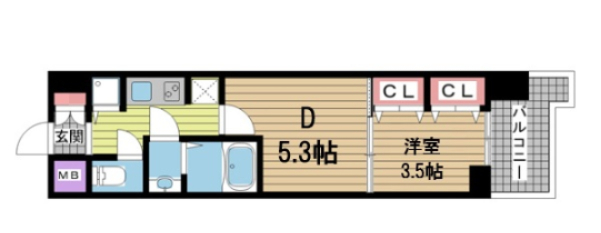 ラヴ神戸三宮 1503|神戸市中央区浜辺通(JR東海道本線(近畿)三ノ宮駅)のマンション間取 ラヴ神戸三宮 1503|神戸市中央区浜辺通(JR東海道本線(近畿)三ノ宮駅)のマンション間取