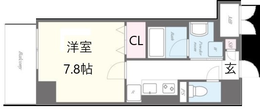 Sector Port 904|神戸市兵庫区下沢通(神戸市営地下鉄線湊川公園駅)のマンション間取 Sector Port 904|神戸市兵庫区下沢通(神戸市営地下鉄線湊川公園駅)のマンション間取