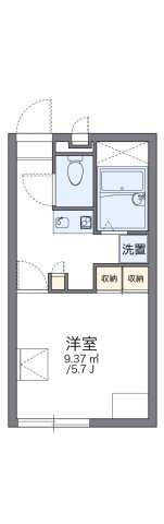 レオパレスみやび 211|尼崎市杭瀬南新町(阪神本線大物駅)のアパート間取 レオパレスみやび 211|尼崎市杭瀬南新町(阪神本線大物駅)のアパート間取