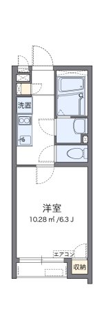 クレイノ未来神戸 203|神戸市長田区菅原通(JR山陽本線兵庫駅)のアパート間取 クレイノ未来神戸 203|神戸市長田区菅原通(JR山陽本線兵庫駅)のアパート間取